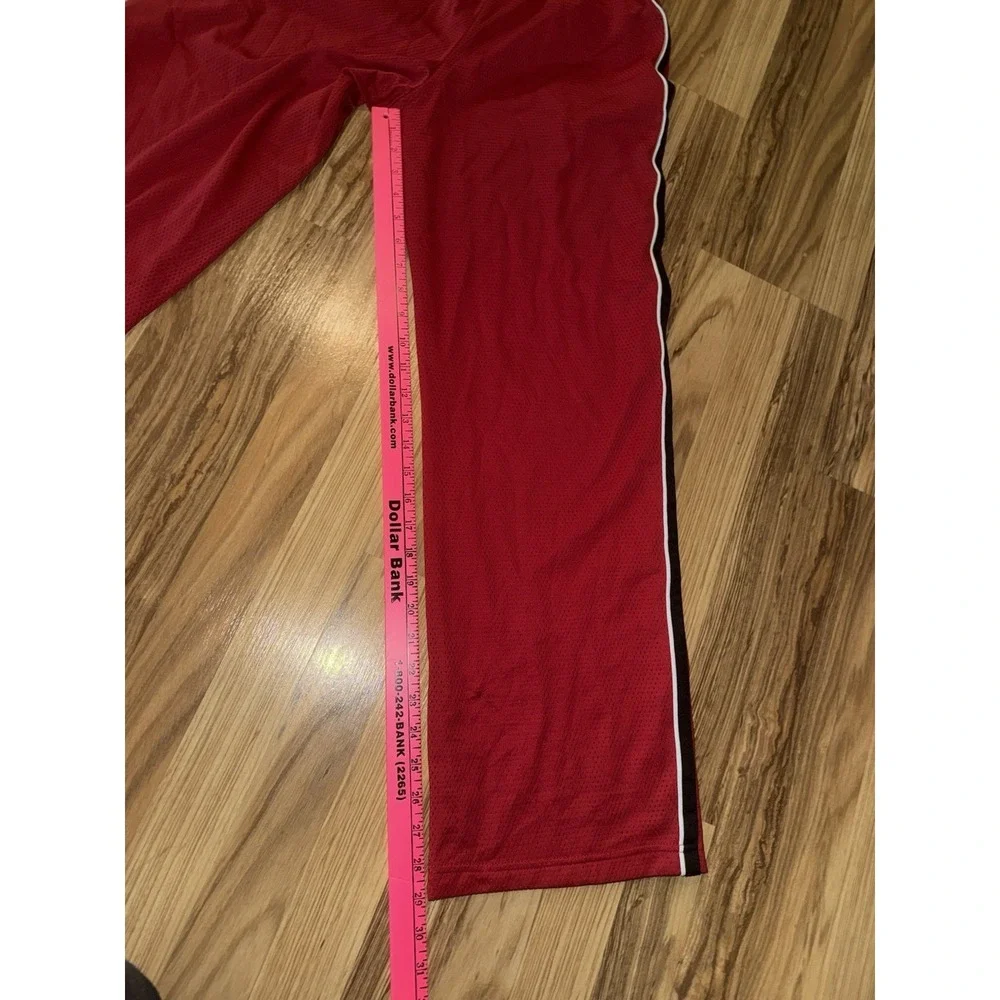 Nike Boys XL‎ Men's Small Y2K Track Pants Mesh Gray tag Red Black White Stripe